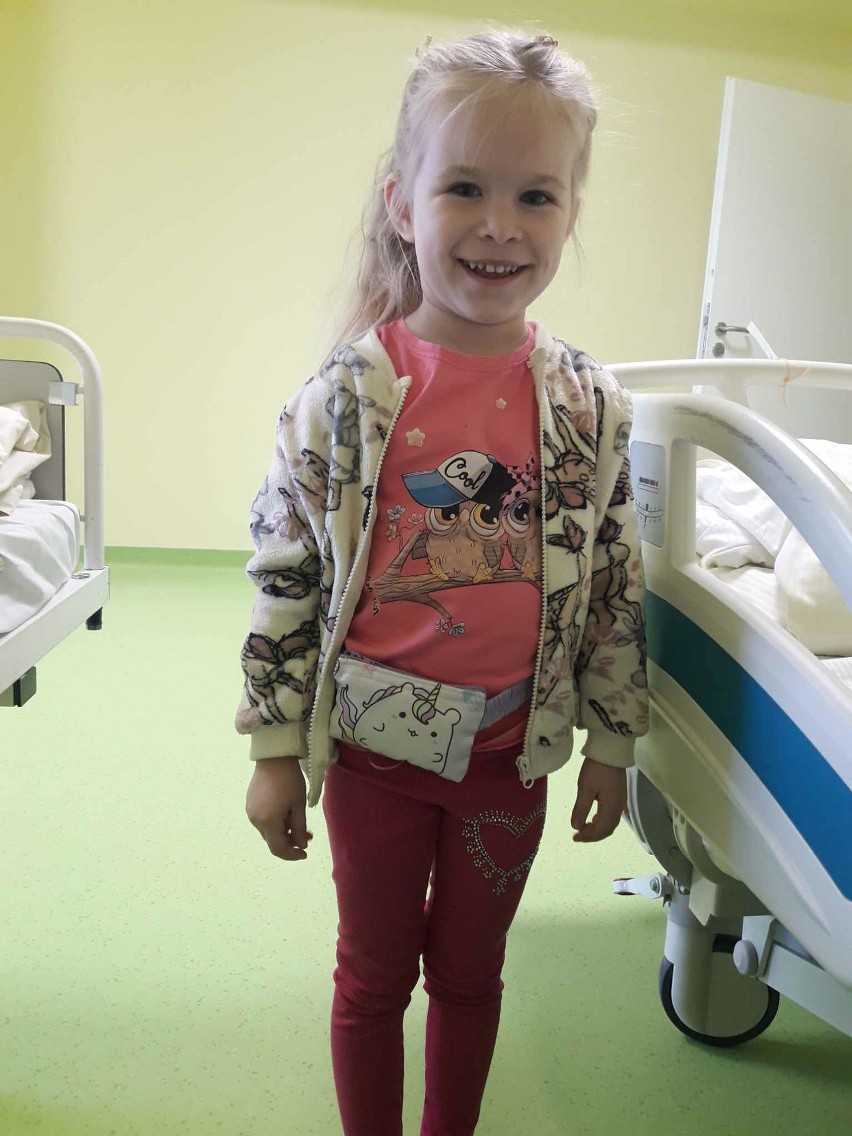 Amelia Olszewska, pięciolatka z gminy Gnojno, choruje na...