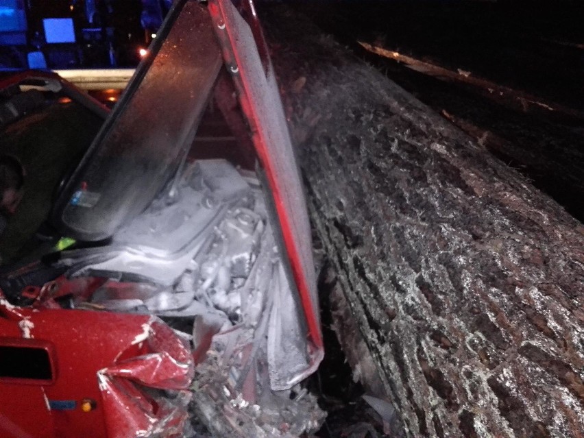 Wypadek na drodze krajowej numer 7 w Jedlińsku koło Radomia.