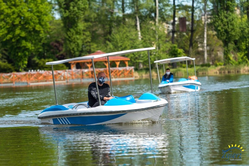 Zgierz: od soboty w parku dostępne będą łódeczki z napędem elektrycznym