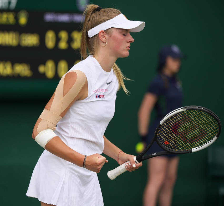 Martyna Kubka na kortach Wimbledonu