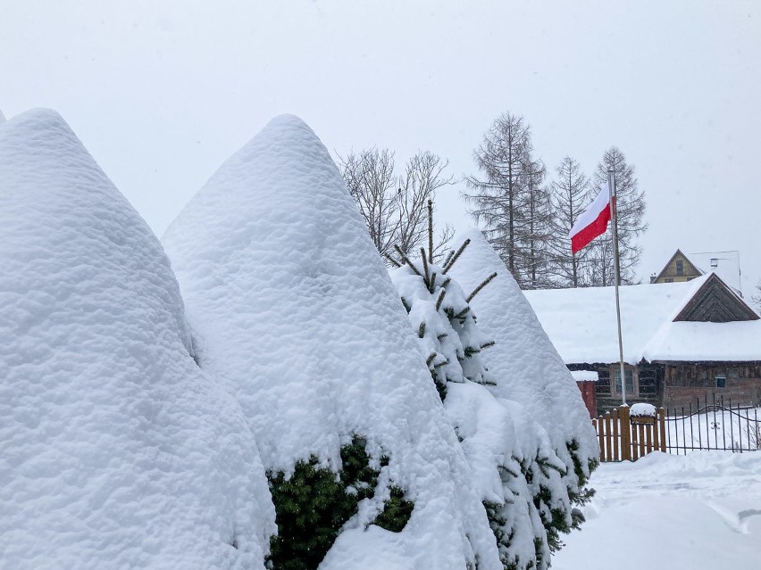 Zakopane. Zima atakuje coraz bardziej. Spadło już kilkanaście centymetrów śniegu