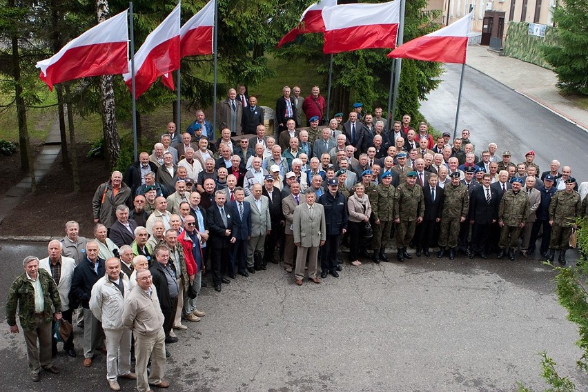 50. rocznicy utworzenia 7 Łużyckiej Dywizji Desantowej - Odsłonięcie tablicy pamiątkowej