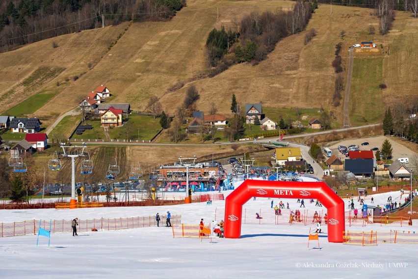 Samorządowcy szusowali na nartach w Wańkowej. Kto wygrał? [ZDJĘCIA]
