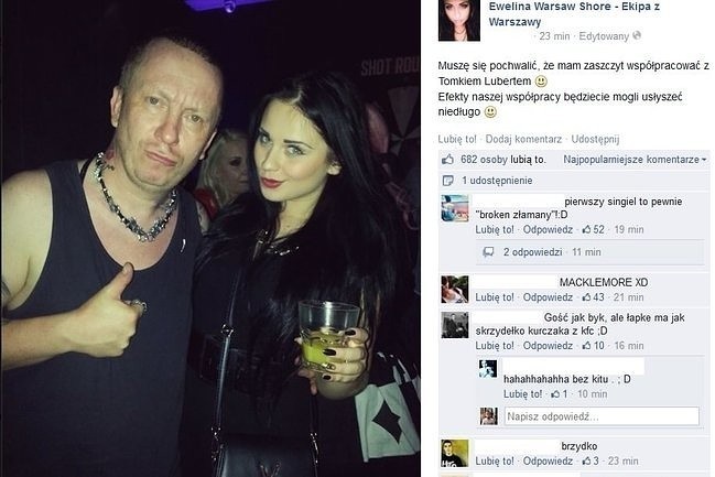 Ewelina i Tomasz Lubert (screen z Facebook.com)