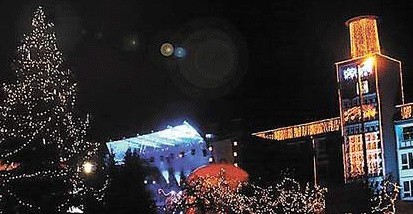Taki świątecznie rozświetlony wizerunek Koszalina wziął udział w ogólnopolskim konkursie na najpiękniej oświetloną aglomerację.
