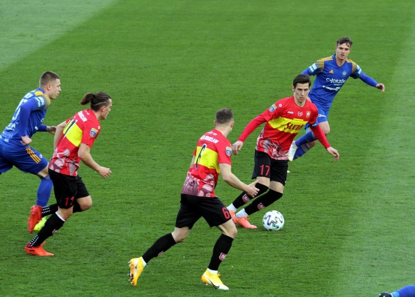 10.04.2021 r. Ruch Chorzów wygrał u siebie ze Ślęzą Wrocław...