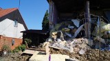 Katastrofa budowlana w Dębieńsku! Runął prawie cały dom ZDJĘCIA