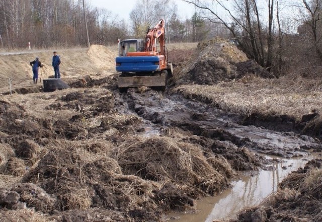 Na terenie Kajetanowa trwają intensywne prace.