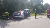 Poważny wypadek w okolicach Czarnoszyc gm. Człuchów. 19.06.2019. 2 osoby ranne [ZDJĘCIA]