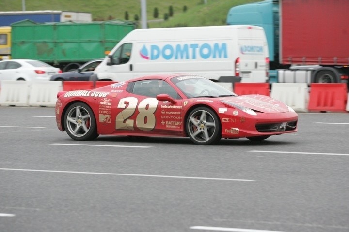 Gumball 3000 na A4. Mysłowice Brzęczkowice