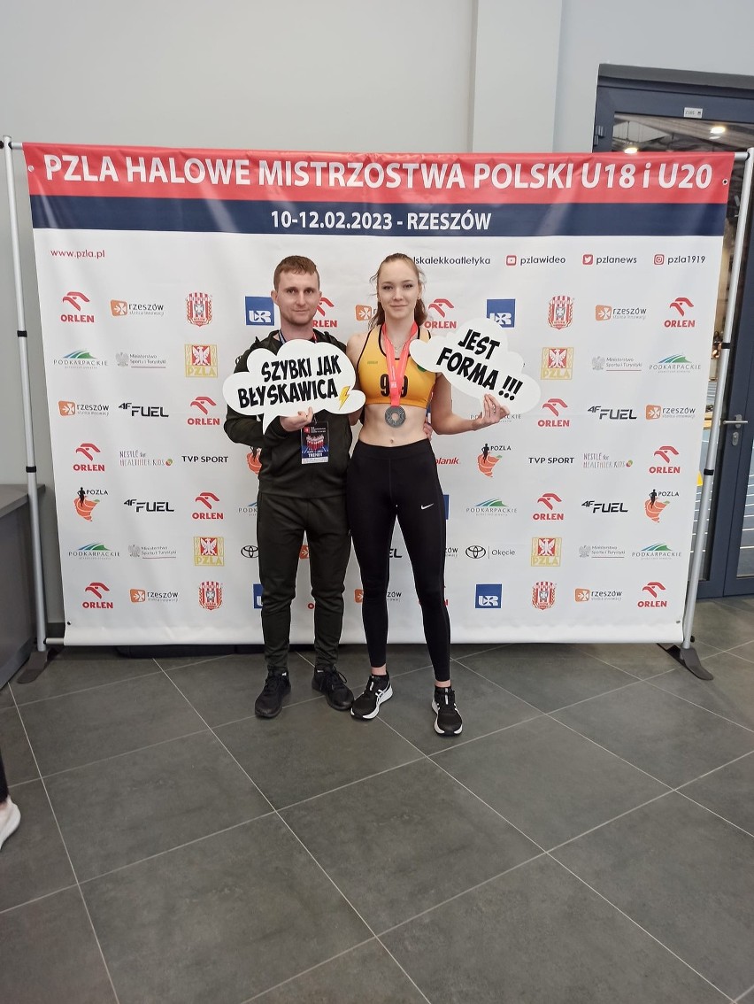 Cztery medale młodych lekkoatletów z Lubelszczyzny w halowych mistrzostwach Polski U18 i U20. Zobacz zdjęcia