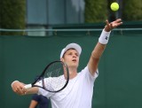 Wimbledon. Hubert Hurkacz nstracił seta, ale pokonał Dusana Lajovicia w pierwszej rundzie [zdjęcia]