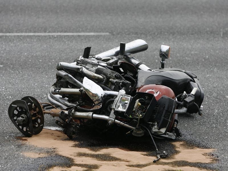 Śmiertelny wypadek motocyklisty...