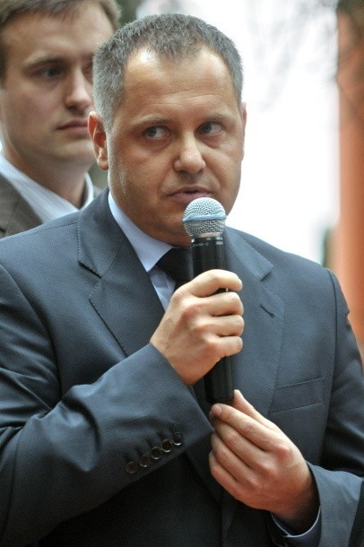 Na spotkaniu władz miasta z przedsiębiorcami firmę ITM Poland reprezentował jej prezes Jarosław Śnieżko