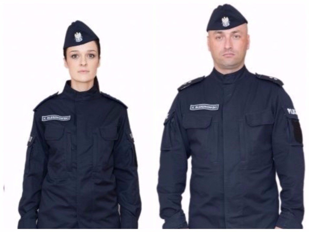 Policjanci w nowych mundurach. Zmieni się kolor i nakrycie głowy | Kurier  Lubelski