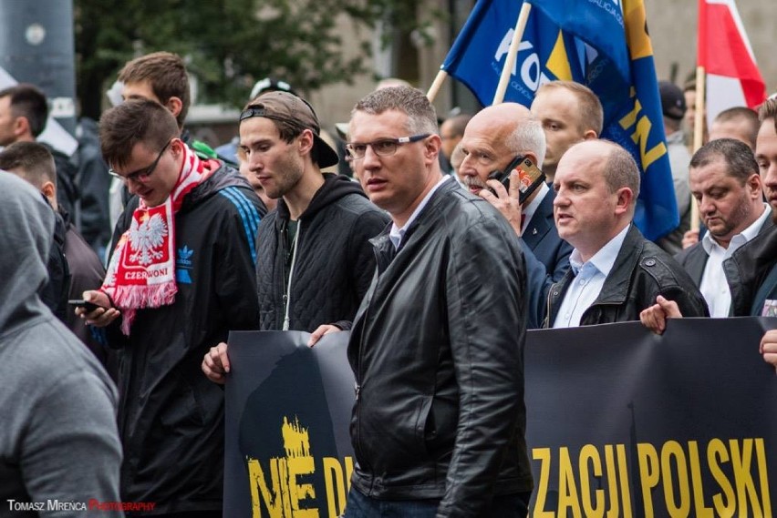 Marsze antyimigracyjne odbywaja się w całej Polsce. N.Z....