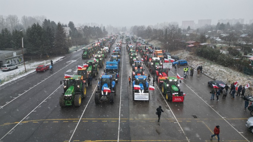 W piątek zorganizowany został ogólnopolski protest rolników....