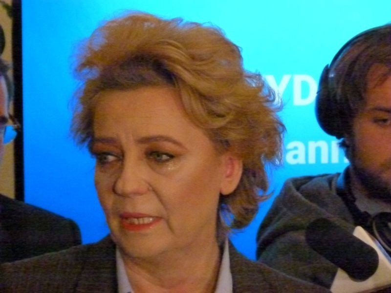 Prezydent Zdanowska płakała na konferencji prasowej