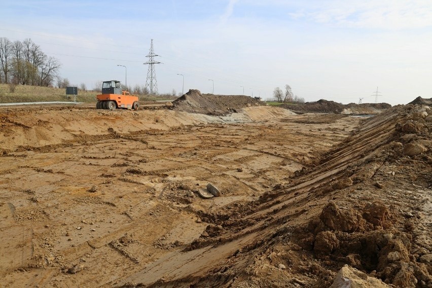 Budowa drogi S11 w okolicach Szczecinka.