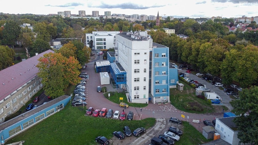Szpital przy Arkońskiej w Szczecinie.