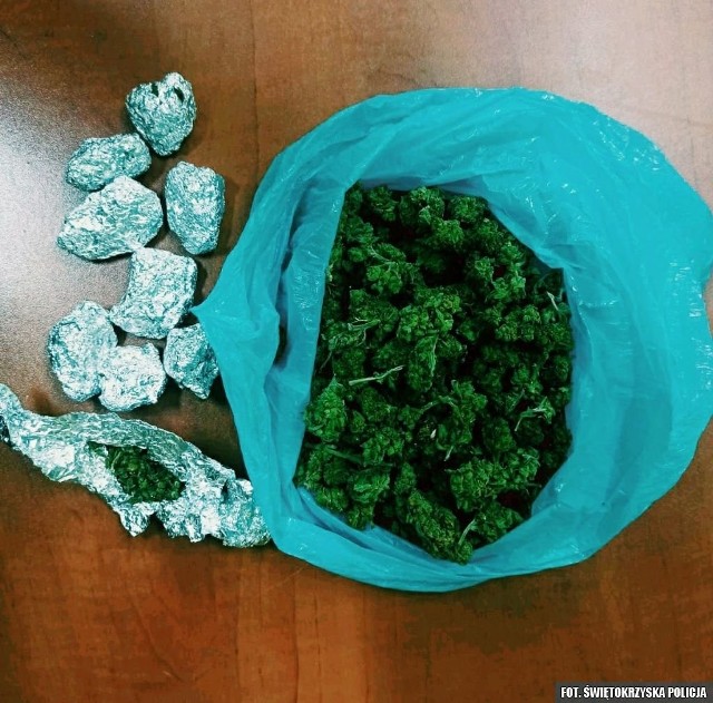 Narkotyki przejęte przez policjantów ze Stąporkowa