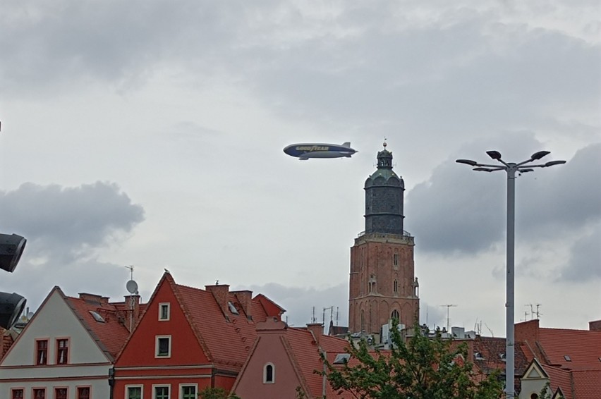 Sterowiec nad Wrocławiem 2.08.2021