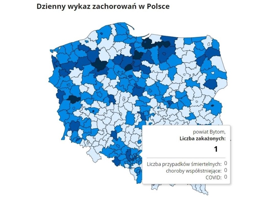 W województwie śląskim 28 lipca wykryto 20 nowych przypadków...