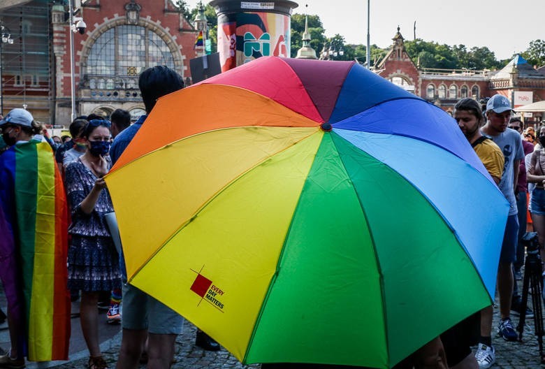 Manifestacja „Przeciwko przemocy władzy” w Gdańsku,...