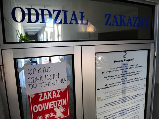 Na wszystkich oddziałach Szpitala Wojewódzkiego w Przemyślu obowiązuje zakaz odwiedzin.