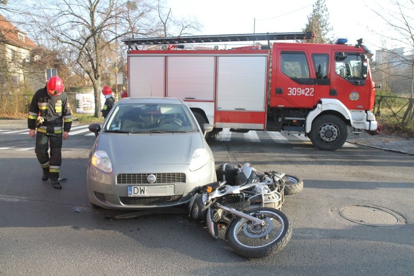 Wypadek na ul. Krzyckiej