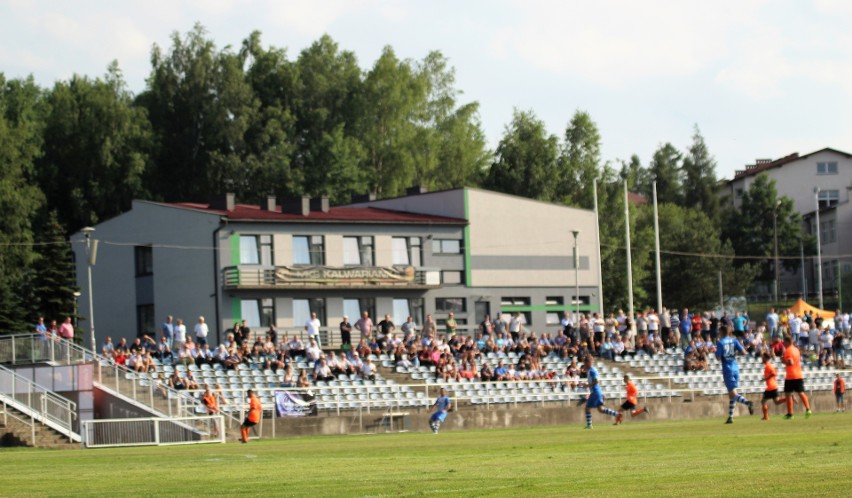 Kibice podczas meczu GKS Drwinia - Hutnik Kraków