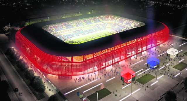 Wizualizacja stadionu Górnika przedstawia się bardzo efektownie - czy wiosną stanie się rzeczywistością?