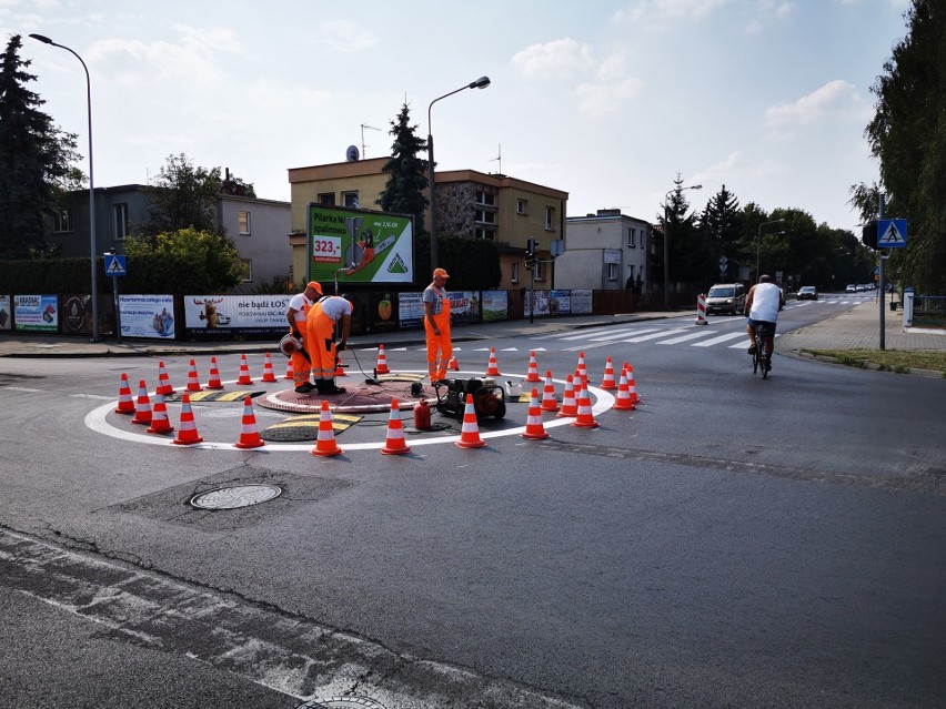 Rondo na skrzyżowaniu ul. Legionów z ul. Żwirki i Wigury w...