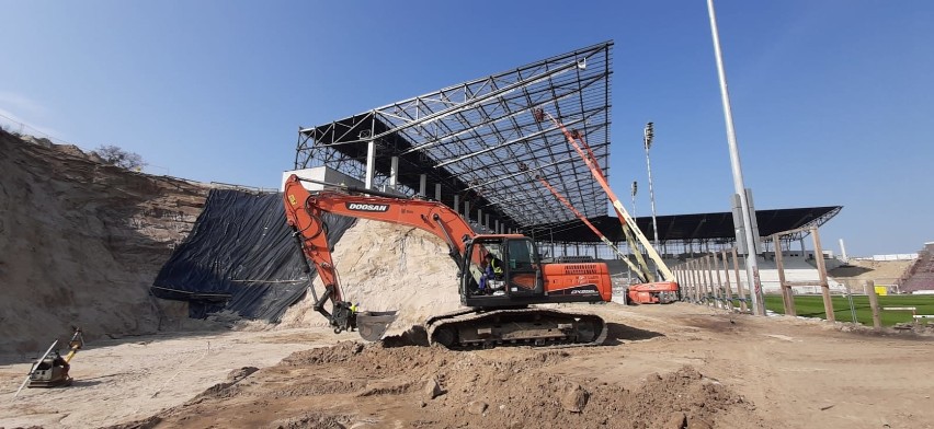 Stadion Pogoni Szczecin - 28 kwietnia 2020.