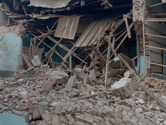 Celem ataku rakietowego był Dom Kultury w Lozowej w obwodzie charkowskim