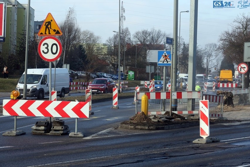 Ruszają prace na skrzyżowaniu na ul. Hangarowej. Możliwe korki na Prawobrzeżu