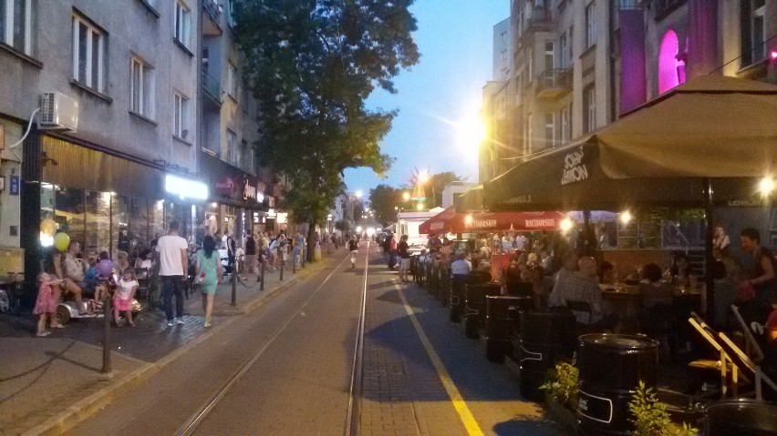 Urodziny ulicy Małachowskiego w Sosnowcu - dzienna i nocna...