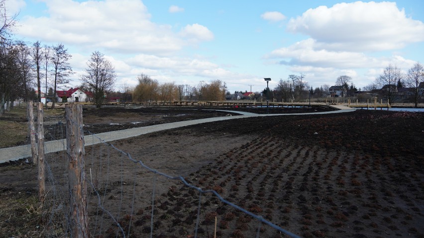 Tak obecnie wygląda budowa nowego parku w Bielsku Podlaskim...