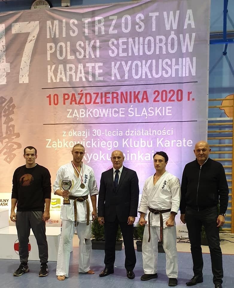 Kolejny medal sosnowieckich karateków! Jerzy Pryga na podium