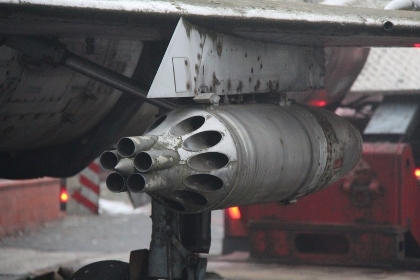 MiG-21, przelatując nad Kostrzynem, miał awarię silnika....