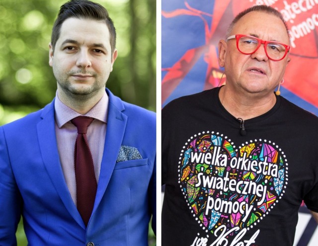 Wiceminister Patryk Jaki i Jerzy Owsiak z WOŚP.