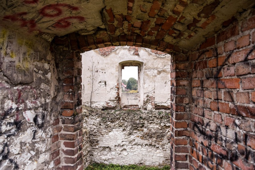 Ruiny zamku w Krupem w powiecie krasnostawskim