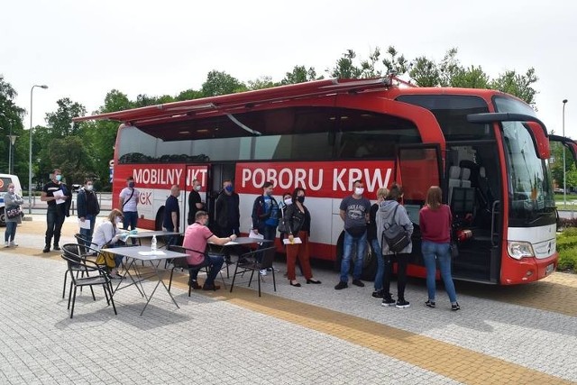 W zeszłym roku przed Galerią Słoneczną odbyła się akcja pod hasłem Motoserce.