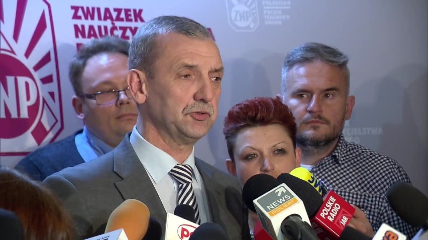 Sławomir Broniarz, szef Związku Nauczycielstwa Polskiego,...