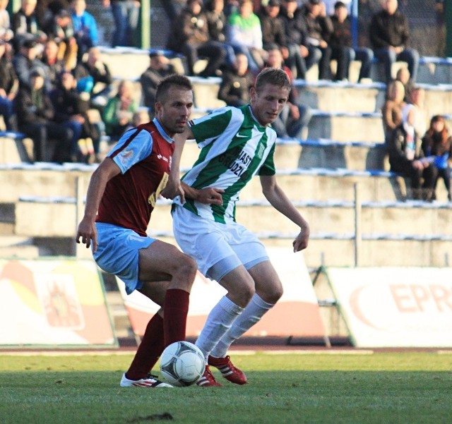 Olimpia Grudziądz - Kolejarz Stróże (2:1)