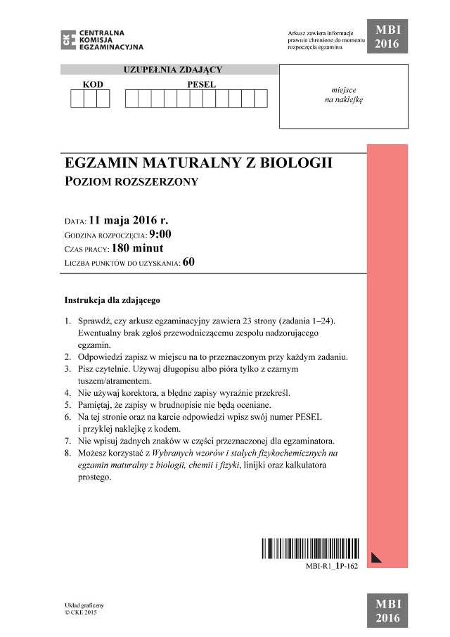 Egzamin z biologii był do napisania tylko dla specjalistów. Chociaż cieszy się dużą popularnością wśród maturzystów, uzyskanie maksymalnej liczby punktów z matury z biologii, graniczy z cudem.