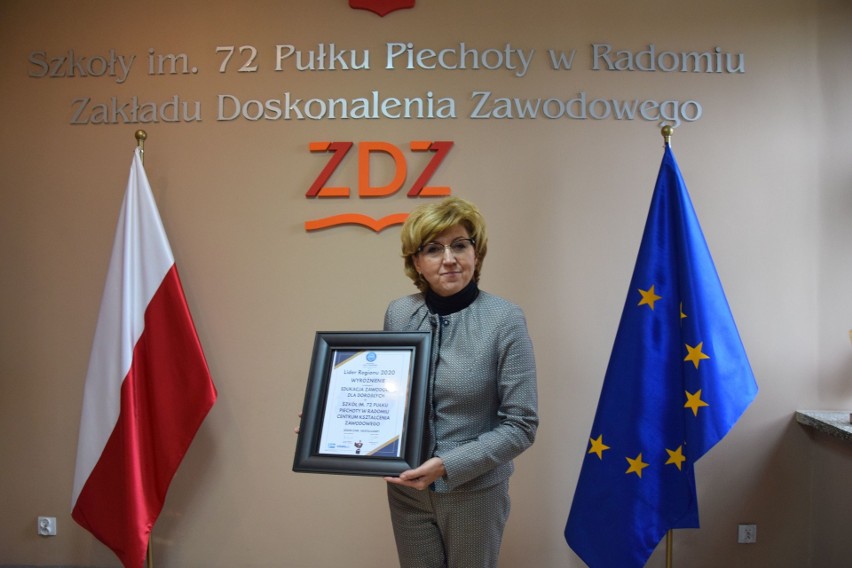 Lider Regionu 2020. Wyróżnienie dla Zakładu Doskonalenia Zawodowego i Ustawicznego w Radomiu