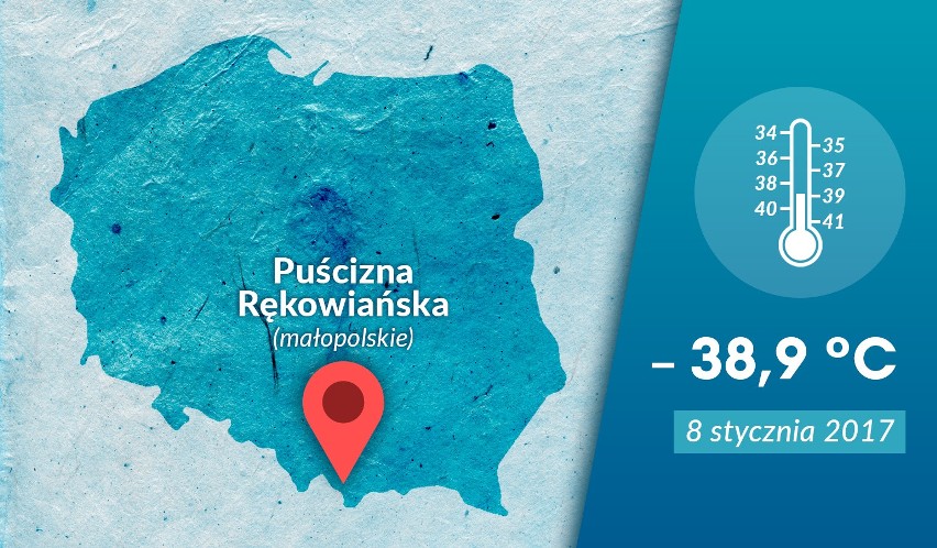 Najnowszy rekord zimna w Polsce został odnotowany zaledwie 2...