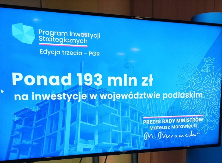 PUW Białystok. Prawie 200 mln zł otrzymały podlaskie samorządy na rozwój gmin z powiatów popegeerowskich 