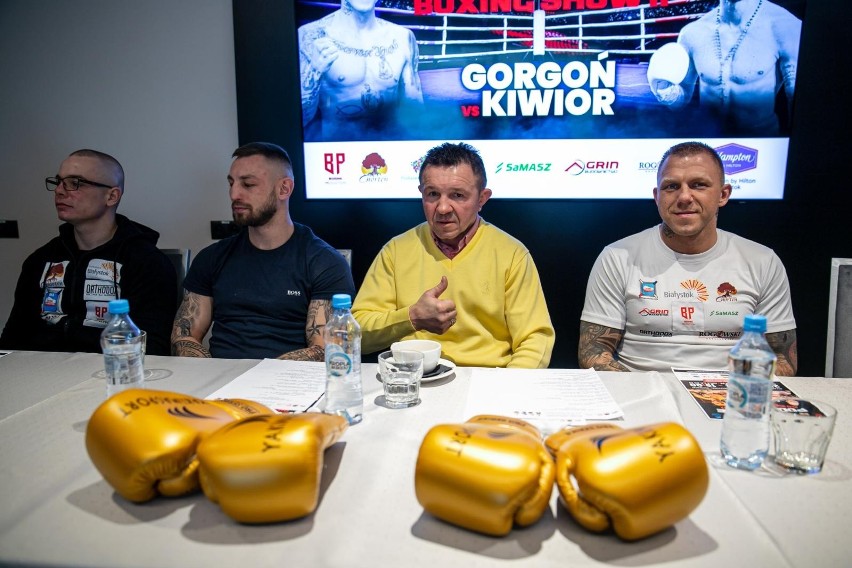 Konferencja prasowa przed galą Podlaskie Boxing Show II